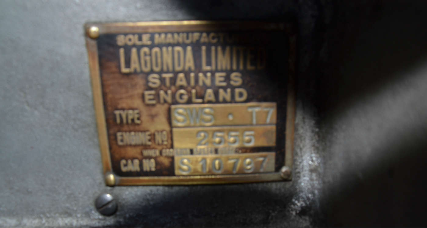 1934 Lagonda 16/80 T7 Factory Body Tourer