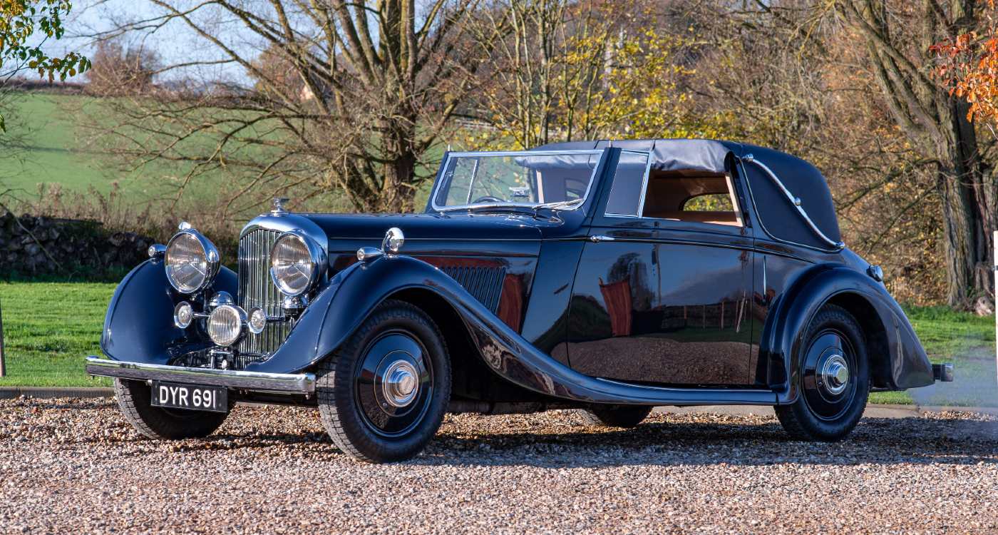 Bentley 4.25 Sedanca Coupe Vintage Car For Sale